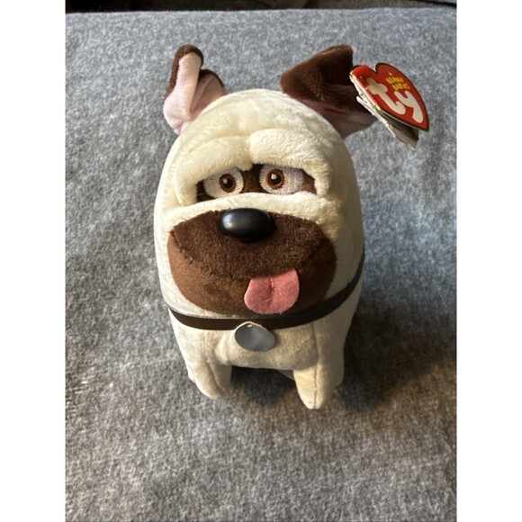 Ty Beanie Baby - MEL the Dog Secret Life Of Pets NEW MWMTs Stuffed Animal Toy - Picture 1 of 2